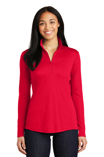 Sport-Tek &#174;  Ladies PosiCharge &#174;  Competitor &#153;  1/4-Zip Pullover. LST357