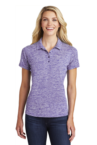 Sport-Tek Ladies PosiCharge Electric Heather Polo-LST590