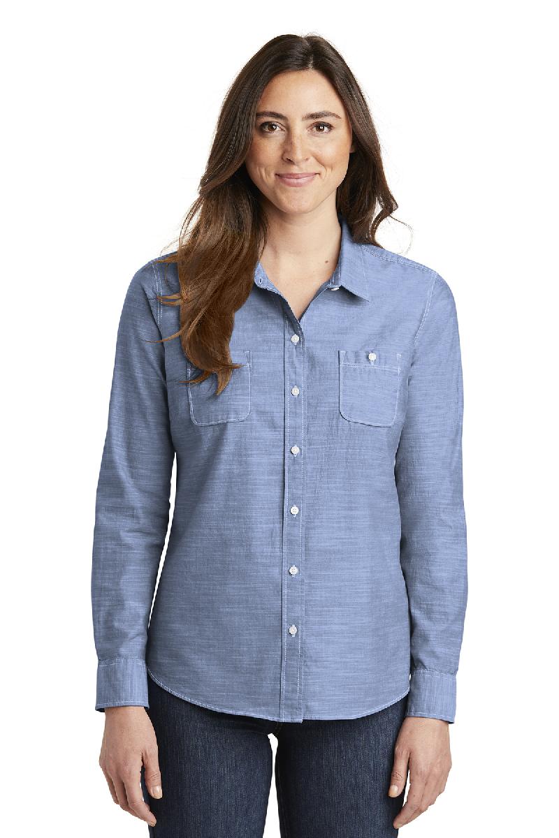 Port Authority® Ladies Slub Chambray Shirt