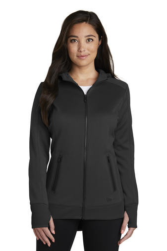 New Era Ladies Venue Fleece Full-Zip Hoodie. LNEA522