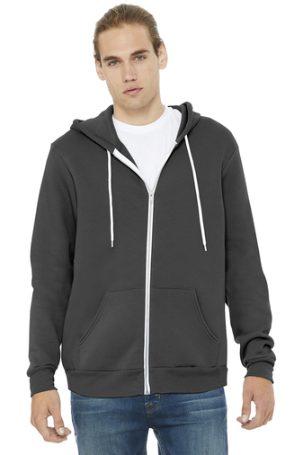 Bella+Canvas Unisex Sponge Fleece Full-Zip Hoodie. BC3739