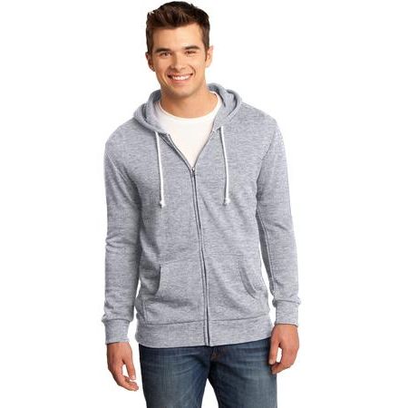 District &#174;  - Young Mens Core Fleece Full-Zip Hoodie DT190