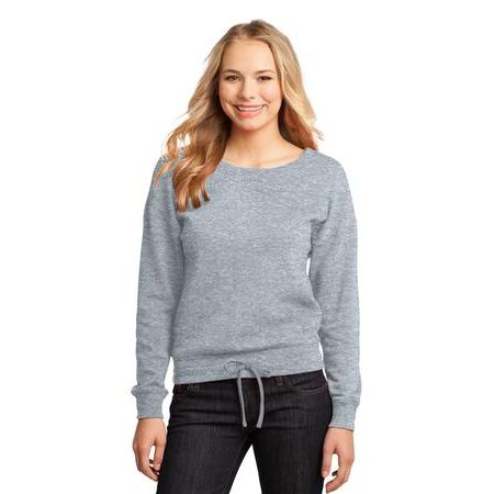 District &#174;  - Juniors Core Fleece Wide Neck Pullover. DT293