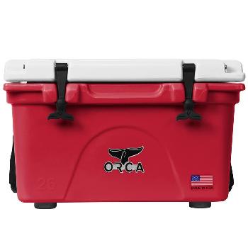 ORCA CRIMSON/WHITE 26 QUART COOLER