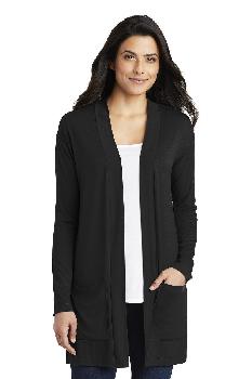 Port Authority Ladies Concept Long Pocket Cardigan . LK5434