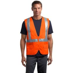 CornerStone - ANSI 107 Class 2 Mesh Back Safety Vest. CSV405