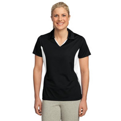 Sport-Tek - Ladies Side Blocked Micropique Sport-Wick Polo. LST655